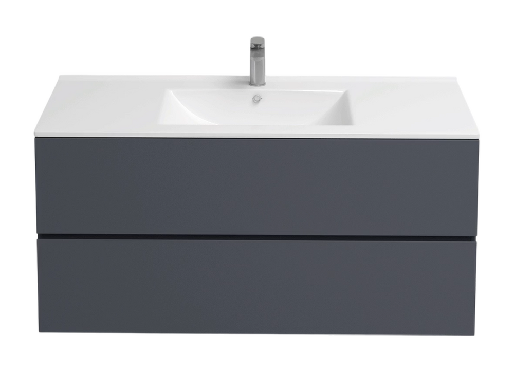 Подстолье подвесное Holler "Charm-120" (графит) 2 ящика под раковину "Holler E120" 1205х600х450