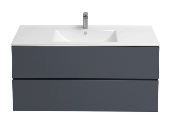 Подстолье подвесное Holler "Charm-120" (графит) 2 ящика под раковину "Holler E120" 1205х600х450