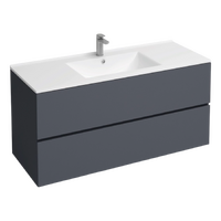Подстолье подвесное Holler "Charm-120" (графит) 2 ящика под раковину "Holler E120" 1205х600х450
