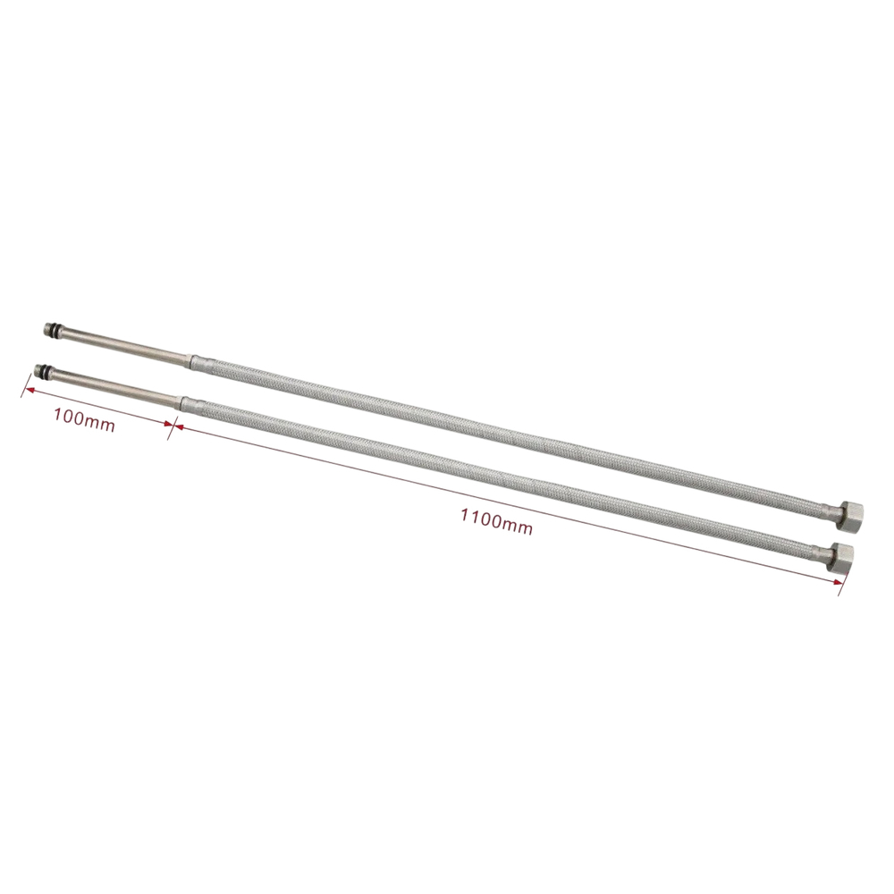 F94-120 Подводка для смесителя 120см (пара) (удлиненный штуцер М10) FRAP