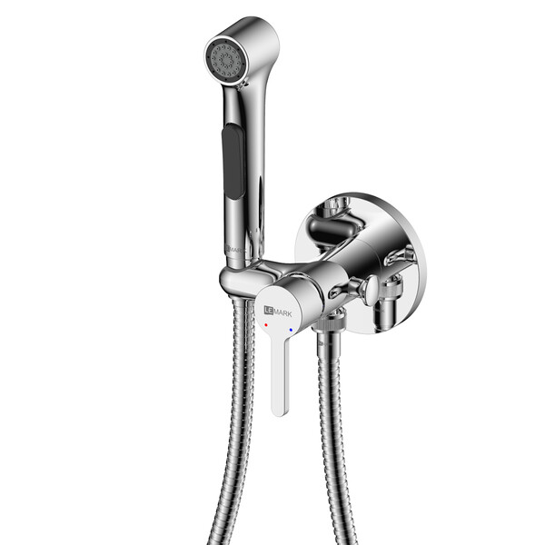 LM7174C Solo Смеситель с гигиеническим душем, встраиваемый, хром LEMARK								