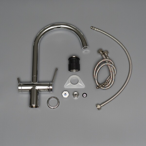 LM3861C Minima Смеситель для кухни с подключением к фильтру с питьевой водой, LEMARK							