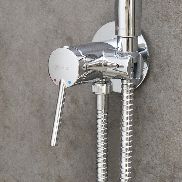 LM3819C Minima Смеситель с гигиеническим душем, встраиваемый, хром LEMARK								