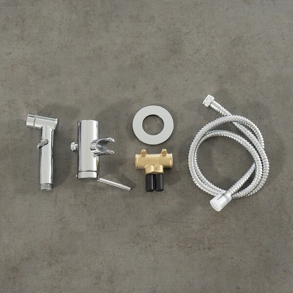 LM3819C Minima Смеситель с гигиеническим душем, встраиваемый, хром LEMARK								