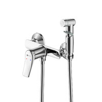 LM11318C Ortus Смеситель настенный с гигиеническим душем, хром								