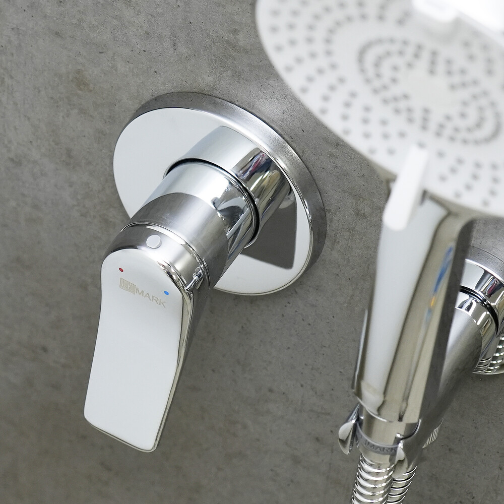 LM11335C Ortus Смеситель для душа встраиваемый, хром LEMARK								