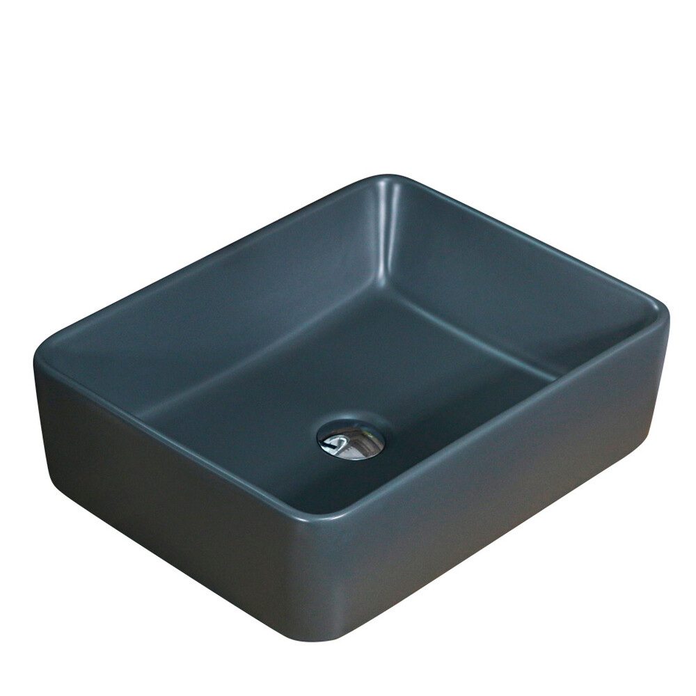 320324MDG-805 Фигурный умывальник накладной 485х370х130 MELANA 