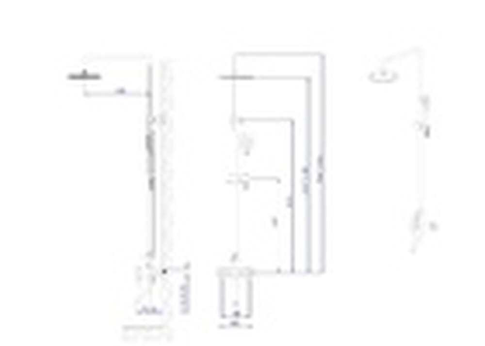 Душевая система с изливом RUSH Melos SUS1101-40Grey графит