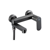 3285-9 Смеситель Ванна Frap шар d-35 кор излив (оруж сталь)