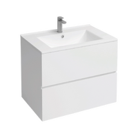 Подстолье подвесное Holler "Charm-70" (белый) 2 ящика под раковину "Holler E70" 705х600х450