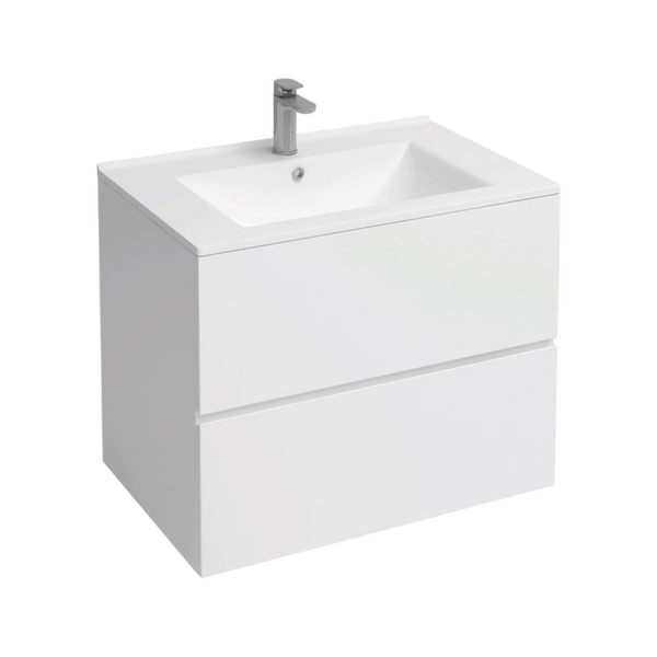 Подстолье подвесное Holler "Charm-70" (белый) 2 ящика под раковину "Holler E70" 705х600х450