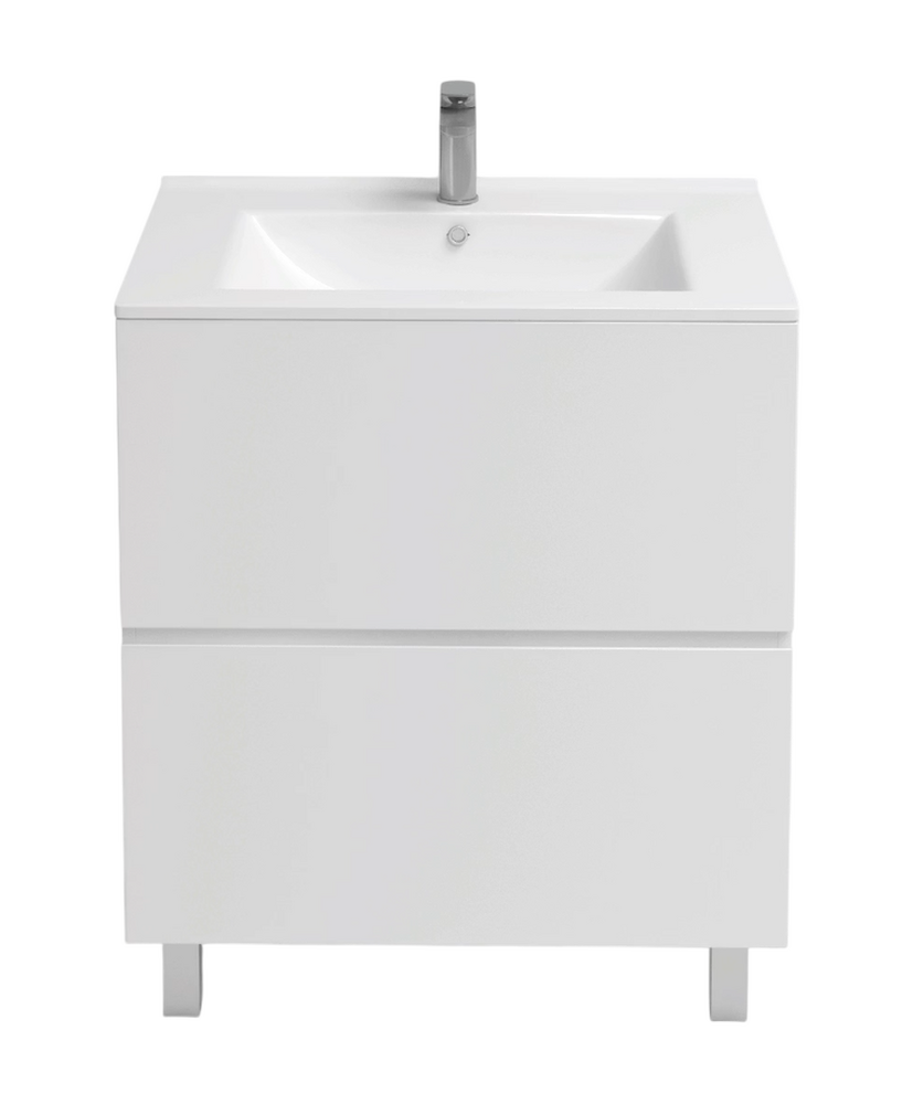 Подстолье Holler "Charm-70" (белый) 2 ящика под раковину "Holler E70" 705х800х450