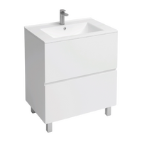 Подстолье Holler "Charm-70" (белый) 2 ящика под раковину "Holler E70" 705х800х450