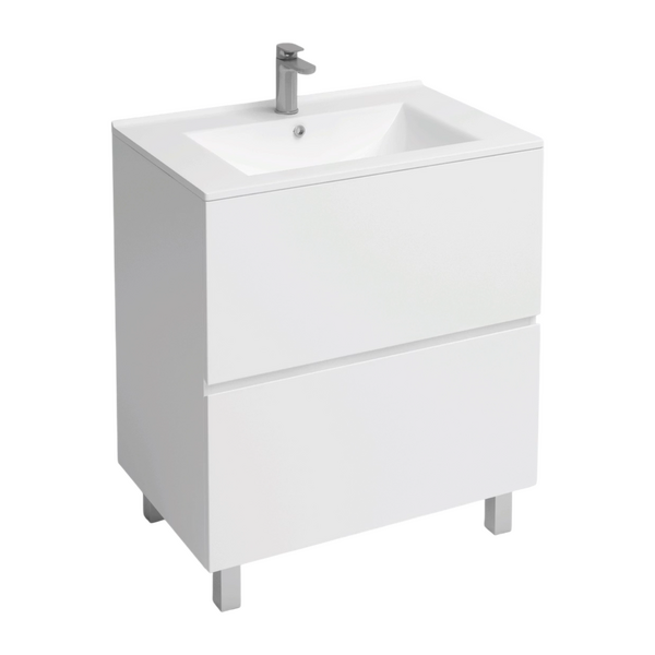 Подстолье Holler "Charm-70" (белый) 2 ящика под раковину "Holler E70" 705х800х450