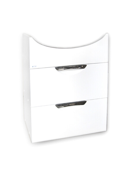 Подстолье SANTREK HOME "Деко-50" (Белый) 1 откидная дверь,1 ящик под умывальник "Уют-50"