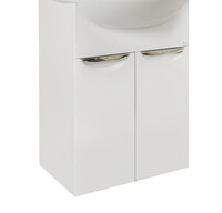 Подстолье SANTREK HOME "Деко-55" (Белый) 2 двери под умывальник "Уют-55"