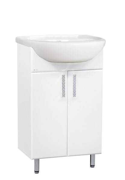 Подстолье SANTREK HOME "Марта-60" (Белый) 2 двери под умывальник "Уют-60"