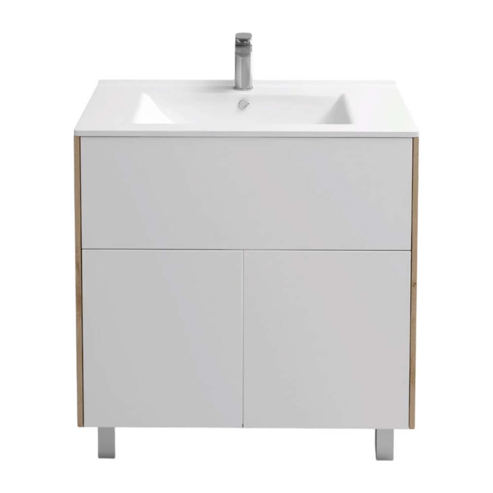 Подстолье Holler "Chic-70" Серый камень 1 ящик 2 двери под раковину "Holler E70" 712х780х450