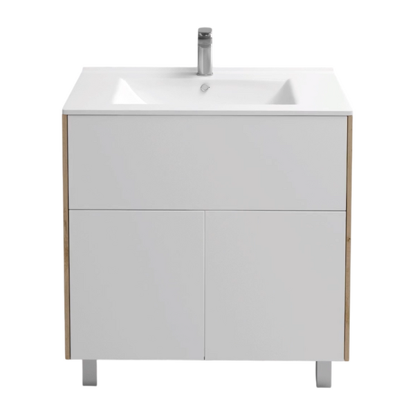 Подстолье Holler "Chic-70" Серый камень 1 ящик 2 двери под раковину "Holler E70" 712х780х450