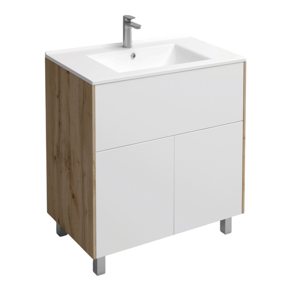 Подстолье Holler "Chic-70" Серый камень 1 ящик 2 двери под раковину "Holler E70" 712х780х450