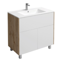 Подстолье Holler "Chic-80" Серый камень 1 ящик 2 двери под раковину "Holler E80" 812х780х450