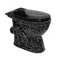 Унитаз (чаша) Rosa "Лира" Черный Кракелюр г.Киров