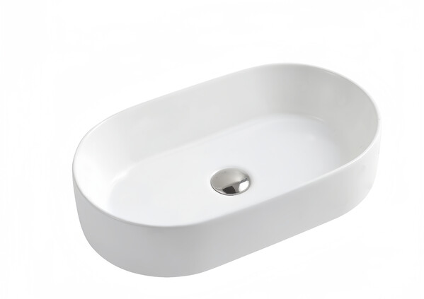 Раковина накладная HOLLER K-6378-50 (500*315*130мм), белая