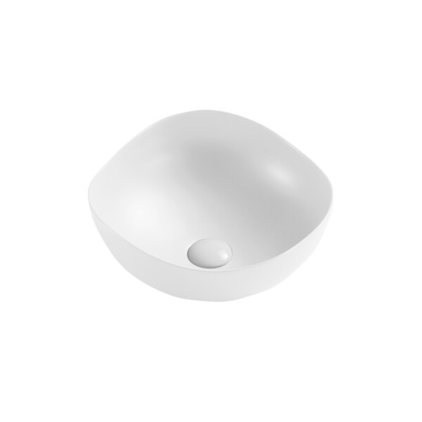 Раковина накладная HOLLER K-6359 (380*380*170мм), белая