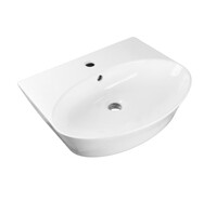 Раковина подвесная HOLLER K-6429-46 (460*390*110мм), белая (+ крепеж)