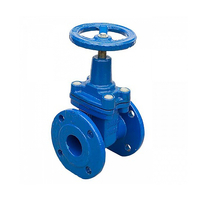 Задвижка 30ч39р чугунная Ду-100 с обрез. клином