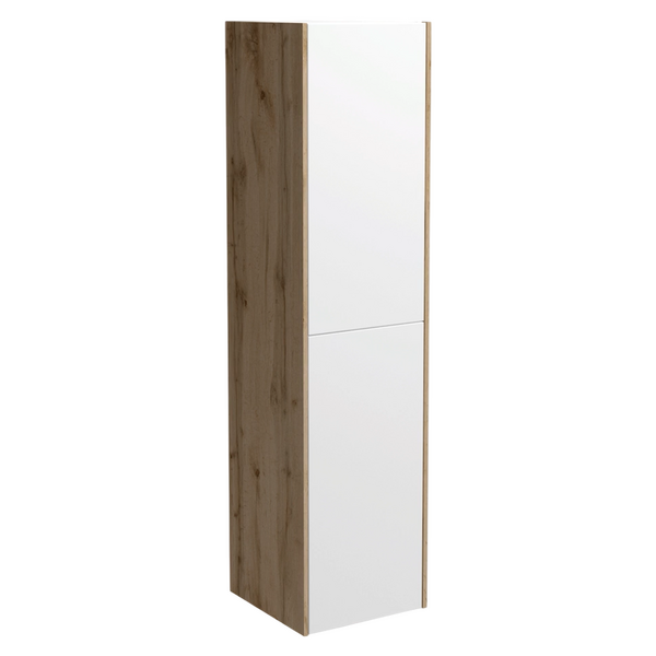 Пенал подвесной Holler "Chic" Серый камень 2 двери 350х1400х350