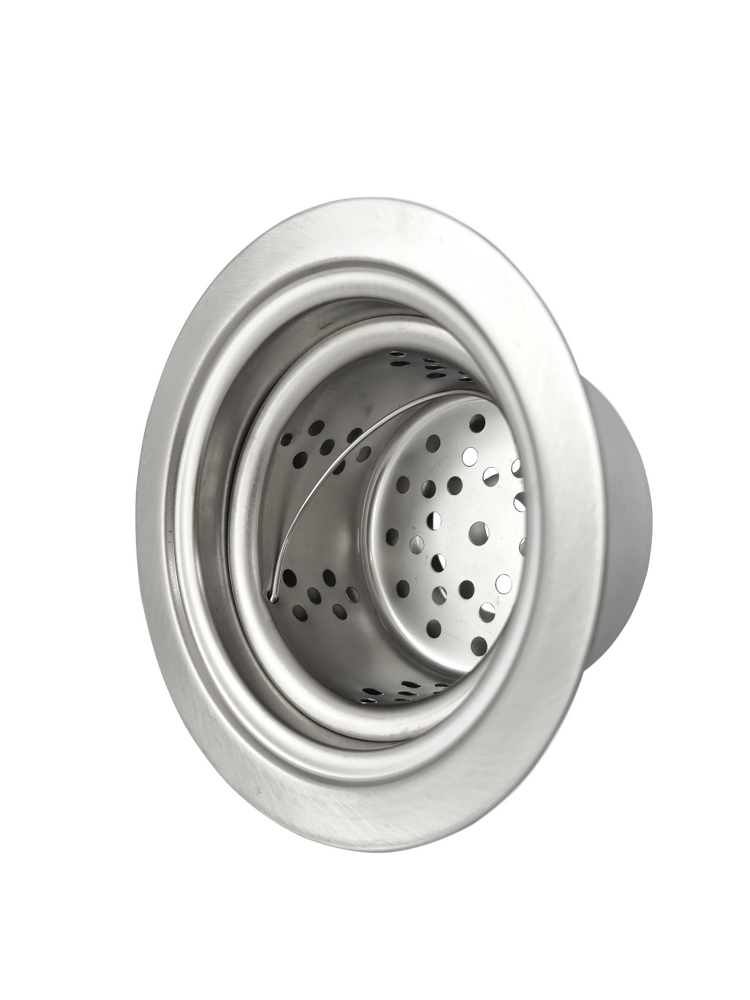 Мойка нерж врезная SANTREK AQUA 500х500х220 т 3,0 БЕЛЫЙ МРАМОР D5050HY(W) (+ сифон + дозатор) + КОЛАНДЕР 440х220 В ПОДАРОК!!!