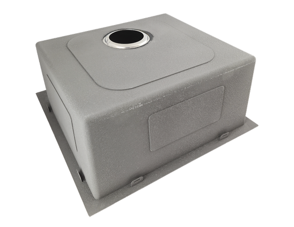 Мойка нерж врезная SANTREK AQUA PRO 500х500х220 т 3,0 ЗОЛОТО D5050HG (+ сифон + дозатор) + КОЛАНДЕР 440х220 В ПОДАРОК!!!