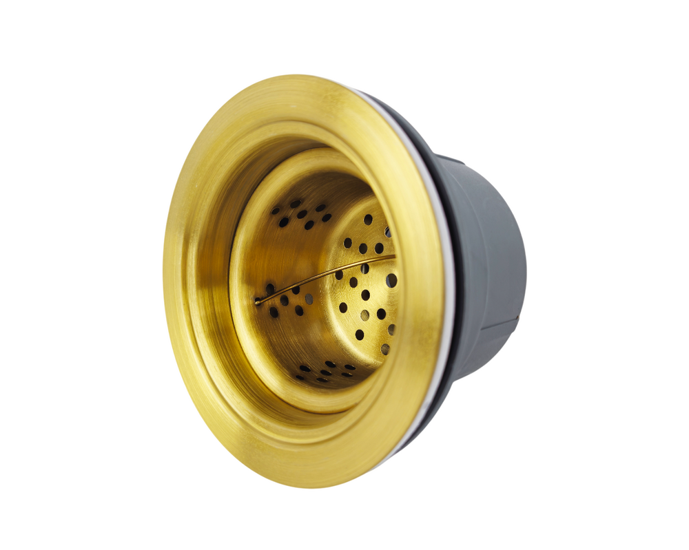 Мойка нерж врезная SANTREK AQUA PRO 780х480х220 т 3,0 ЗОЛОТО D7848HRG правая (+ сифон+дозатор) + КОЛАНДЕР 420х220 В ПОДАРОК!!!