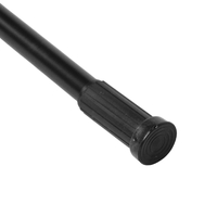 Карниз д/ванной  Чёрный 110х200см d=22 (102 А) SANTREK HOME