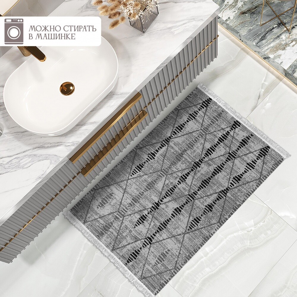 Коврик безворсовый SHAHINTEX ПРОВАНС icarpet 60х100 001 агат 04