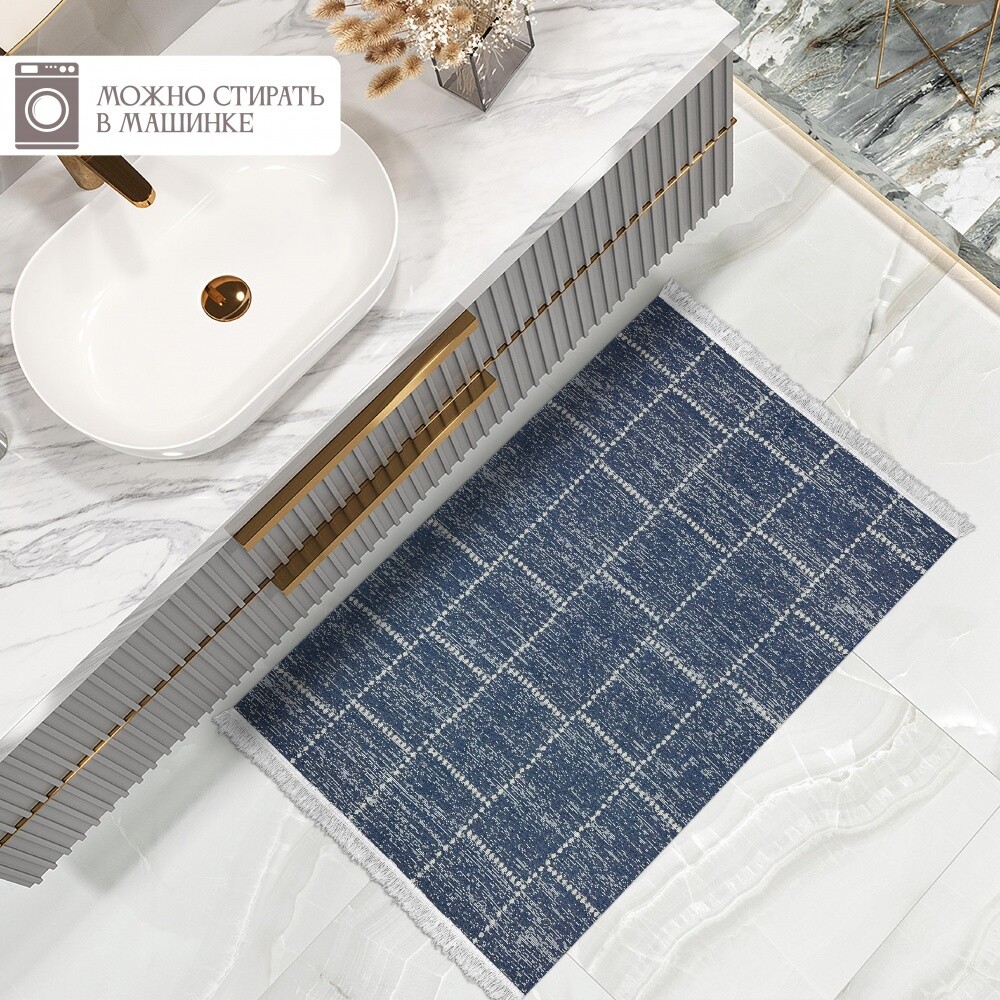Коврик безворсовый SHAHINTEX ПРОВАНС icarpet 60х100 005 лазурит 02