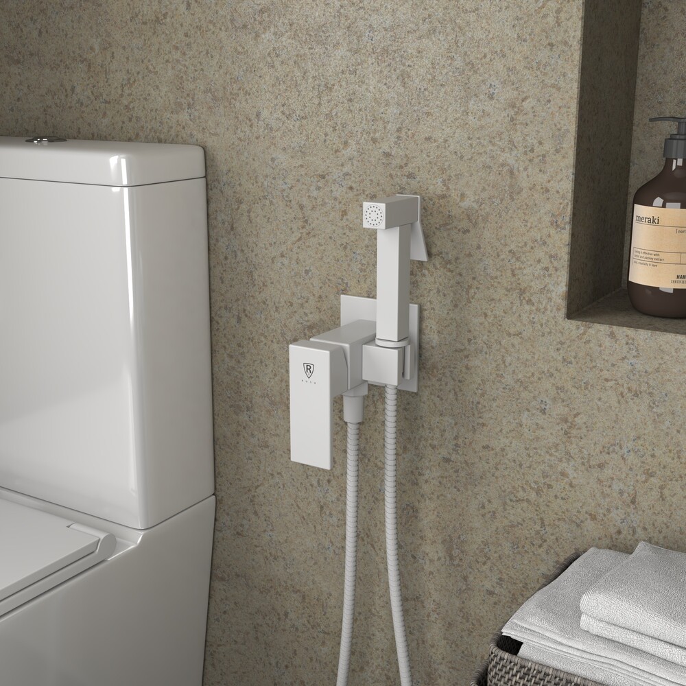 Гигиенический душ встраиваемый RUSH Thira (TR3635-99White) матовый белый