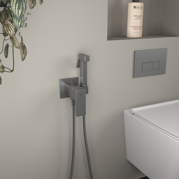 Гигиенический душ встраиваемый RUSH Thira (TR3635-99Grey) графит