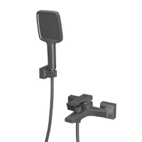 Смеситель для ванны с коротким изливом RUSH Thira (TR3635-44Grey) графит