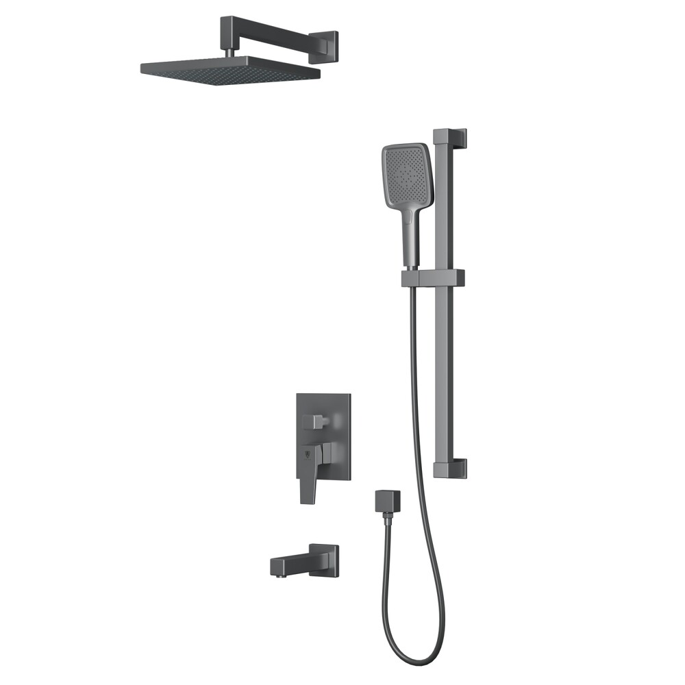 Встроенная душевая система RUSH Thira (TR3635-60Grey) графит