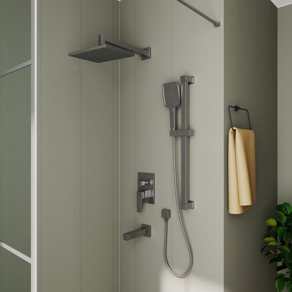 Встроенная душевая система RUSH Thira (TR3635-60Grey) графит