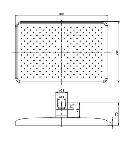 Встроенная душевая система RUSH Thira (TR3635-60Grey) графит