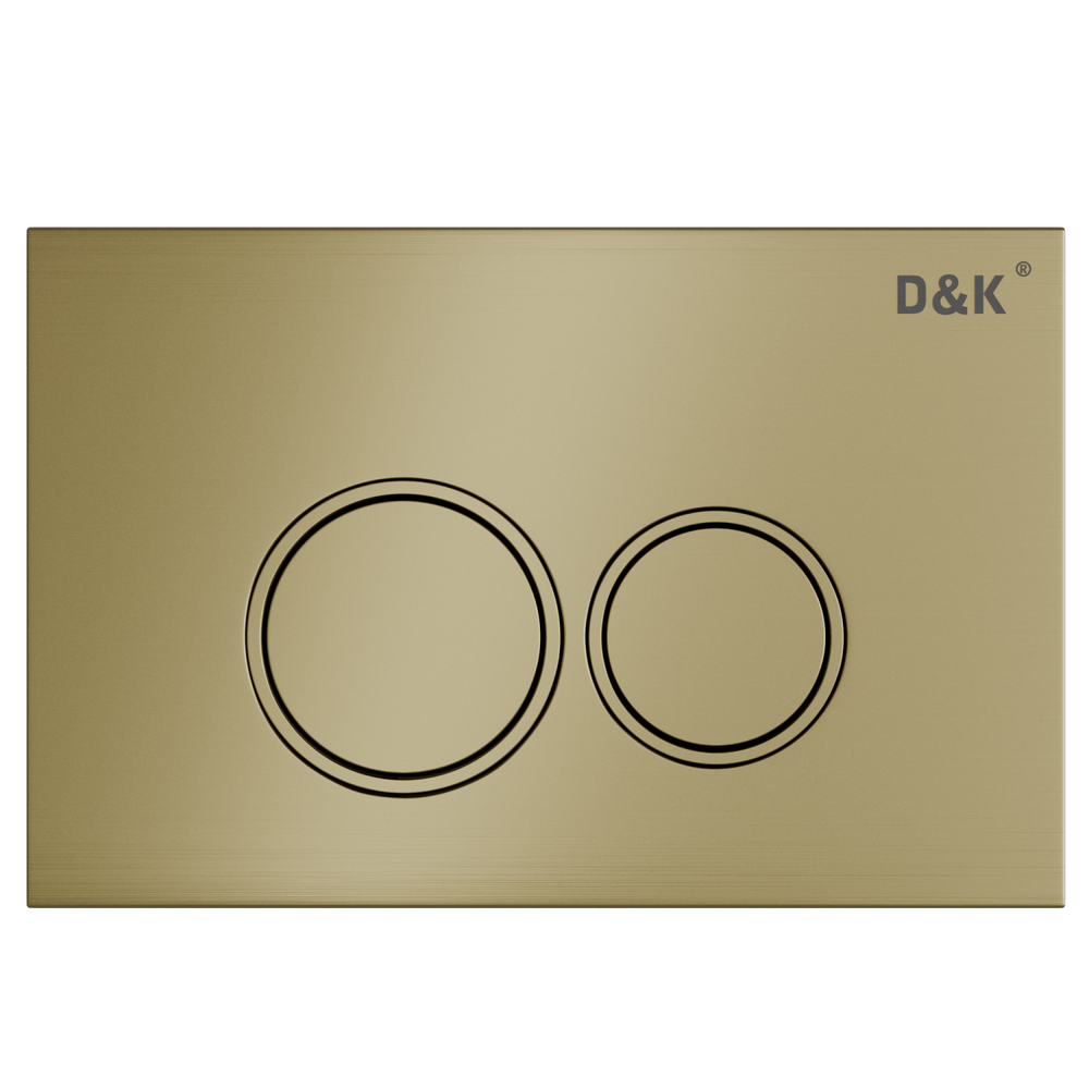  DS1391622 Комплект D&K Matrix  Унитаз DT1396016 бел. +Клавиша смыва DB1529007, мат золото + Инсталляция DI8050127