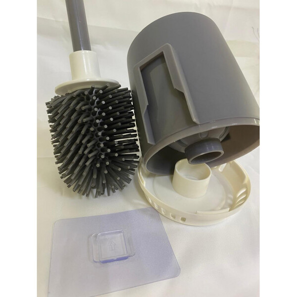 Ёрш для унитаза силиконовый Круглый ZALEL HD5611 44х9