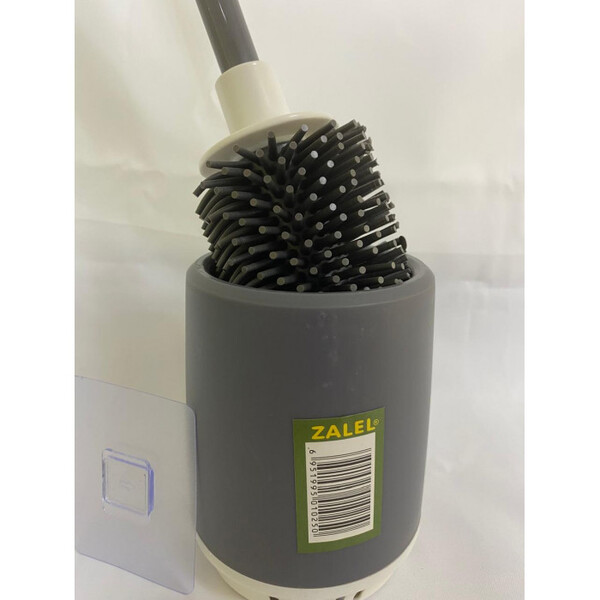 Ёрш для унитаза силиконовый Круглый ZALEL HD5611 44х9