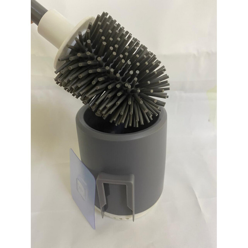 Ёрш для унитаза силиконовый Круглый ZALEL HD5611 44х9