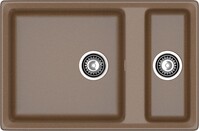  Мойка для кухни GranFest Композит LEVEL 760K 1,5-чашевая 760*500 (LV-760K терракот)