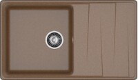 Мойка для кухни GranFest Композит LEVEL 860L чаша+крыло 450*440 (LV-860L терракот)