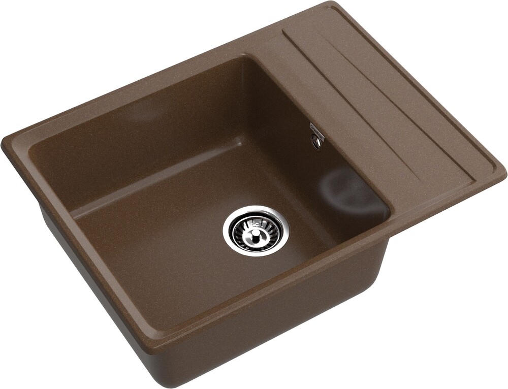 Мойка для кухни GranFest Композит LEVEL 660L чаша+крыло 430*440 (LV-660L терракот)